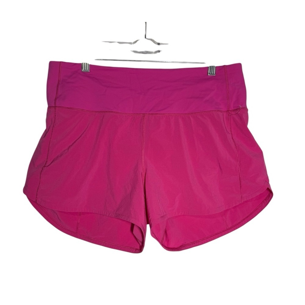 Lululemon Speed Up HR Shorts Sonic Pink Lined Size 10 TALL Athletic 2.5” inseam